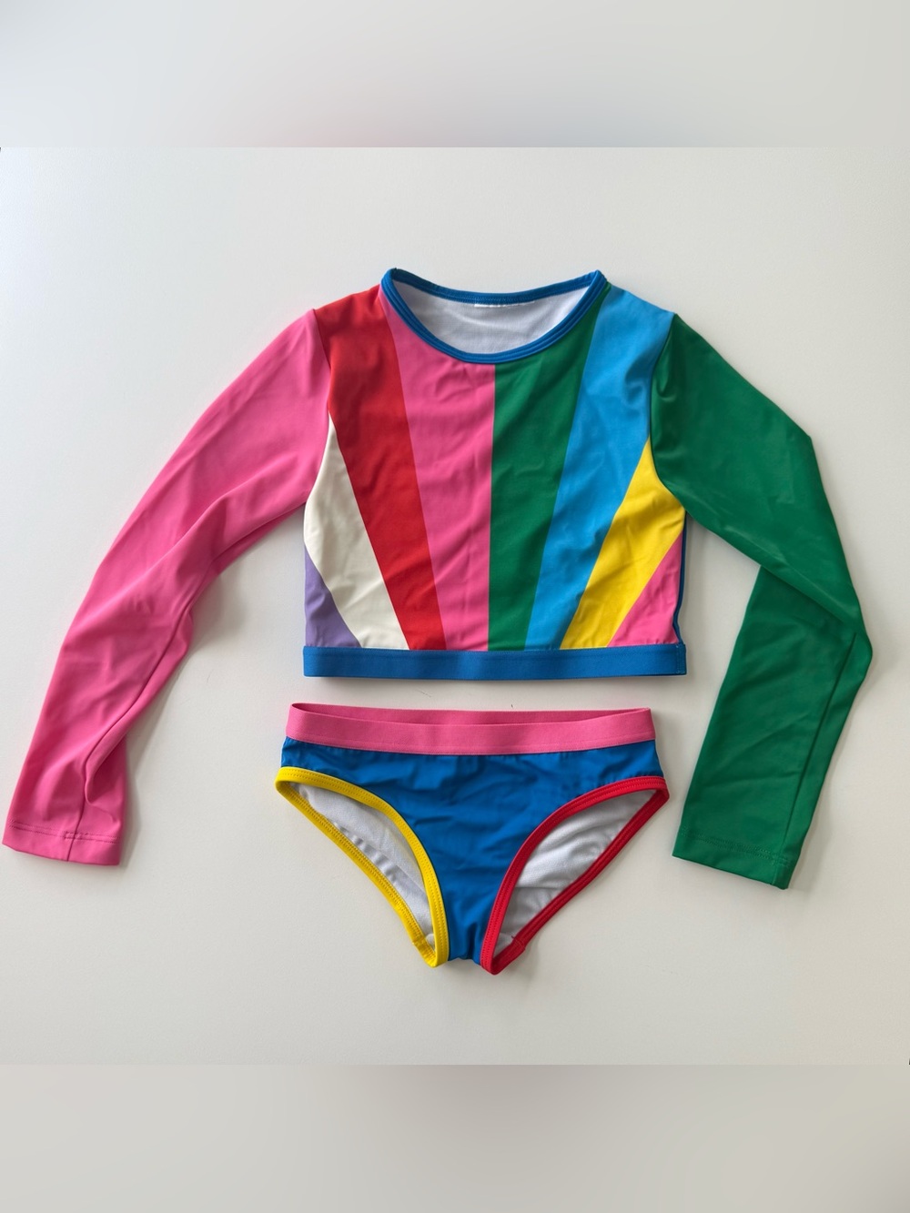 Cropped rash guard set - Picture 2 of 5